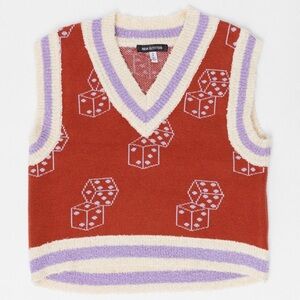 Urban Outfitters Dice Graphic Vest